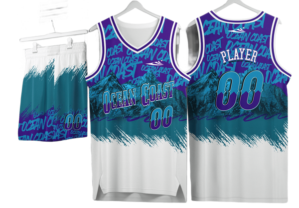 Custom basketball uniforms