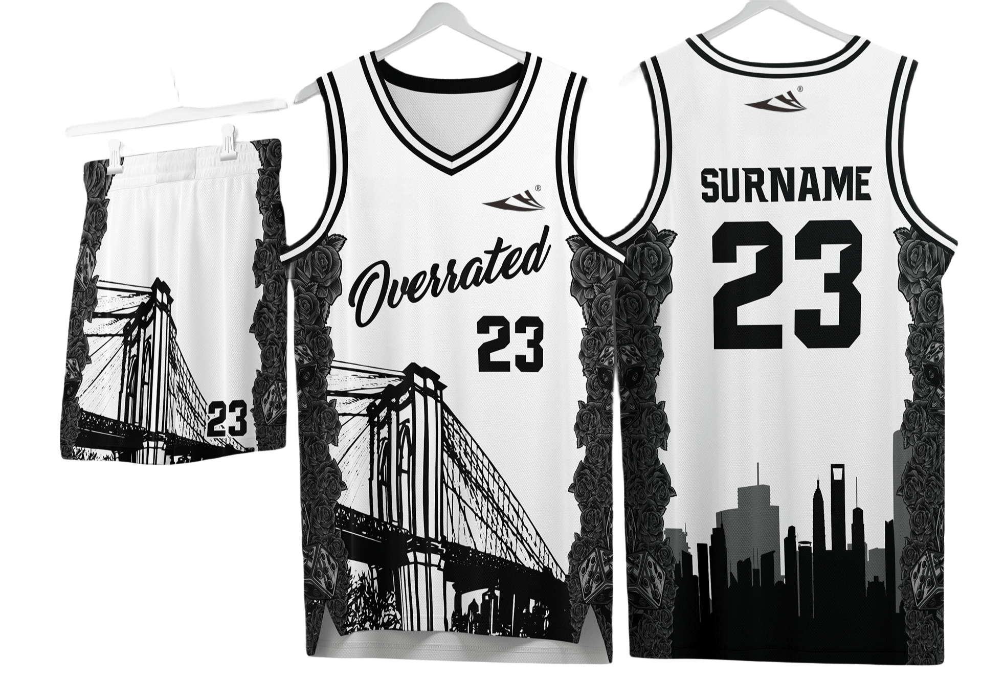 Custom basketball uniforms