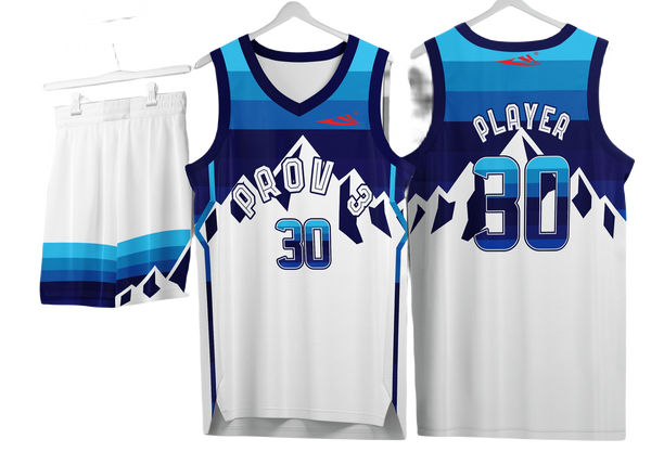 Custom basketball uniforms