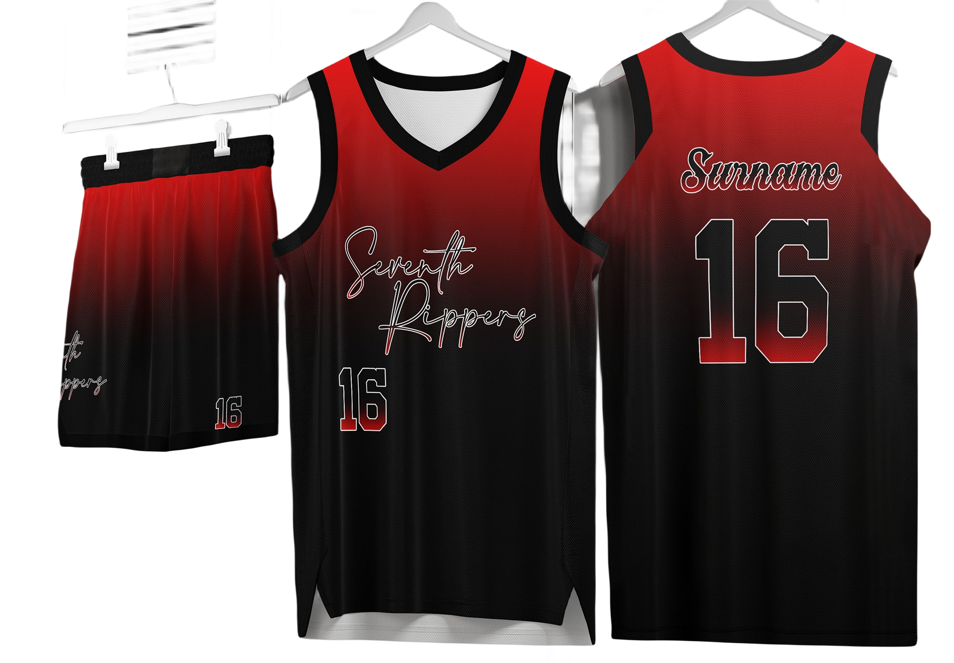 Custom basketball uniforms