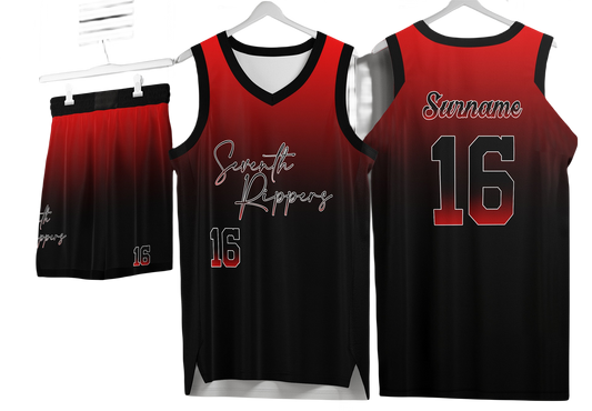 Custom basketball uniforms
