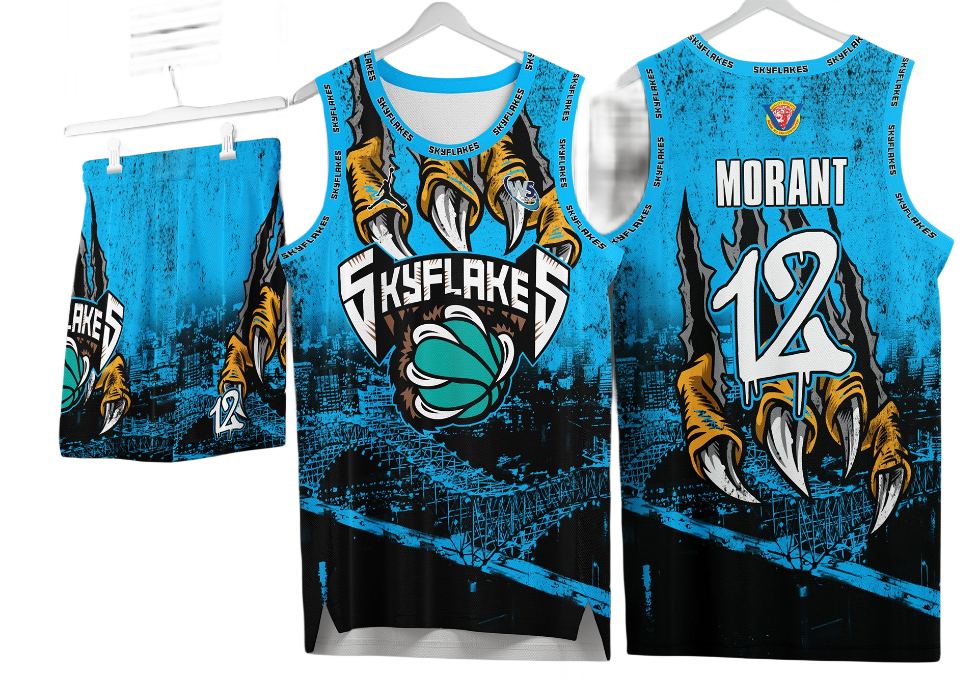 Custom basketball uniforms