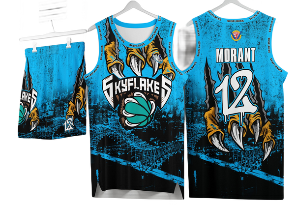 Custom basketball uniforms