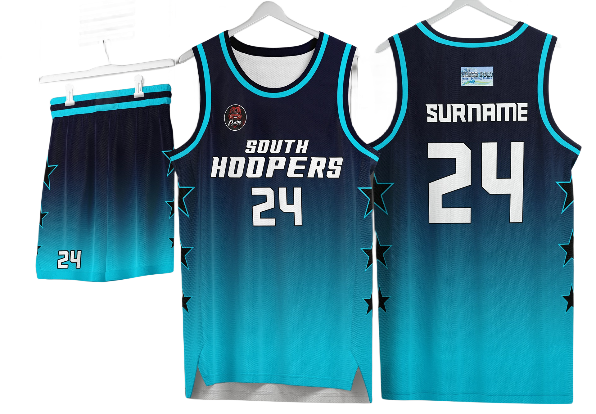 Custom basketball uniforms