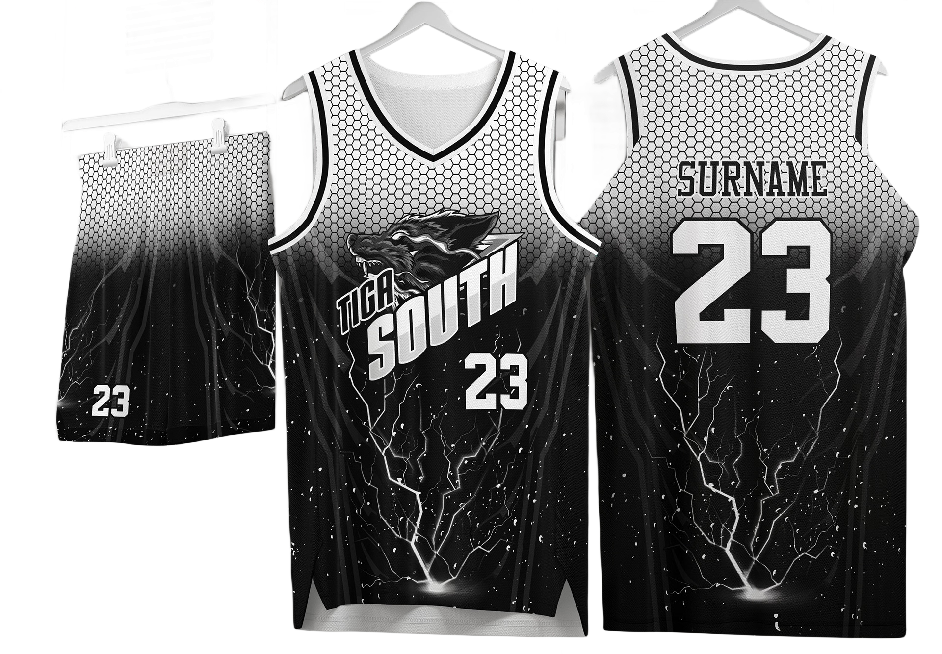 Custom basketball uniforms
