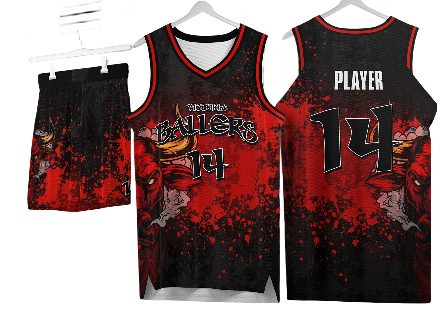 Custom basketball uniforms