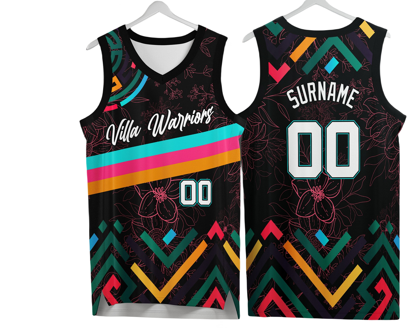 Custom basketball uniforms