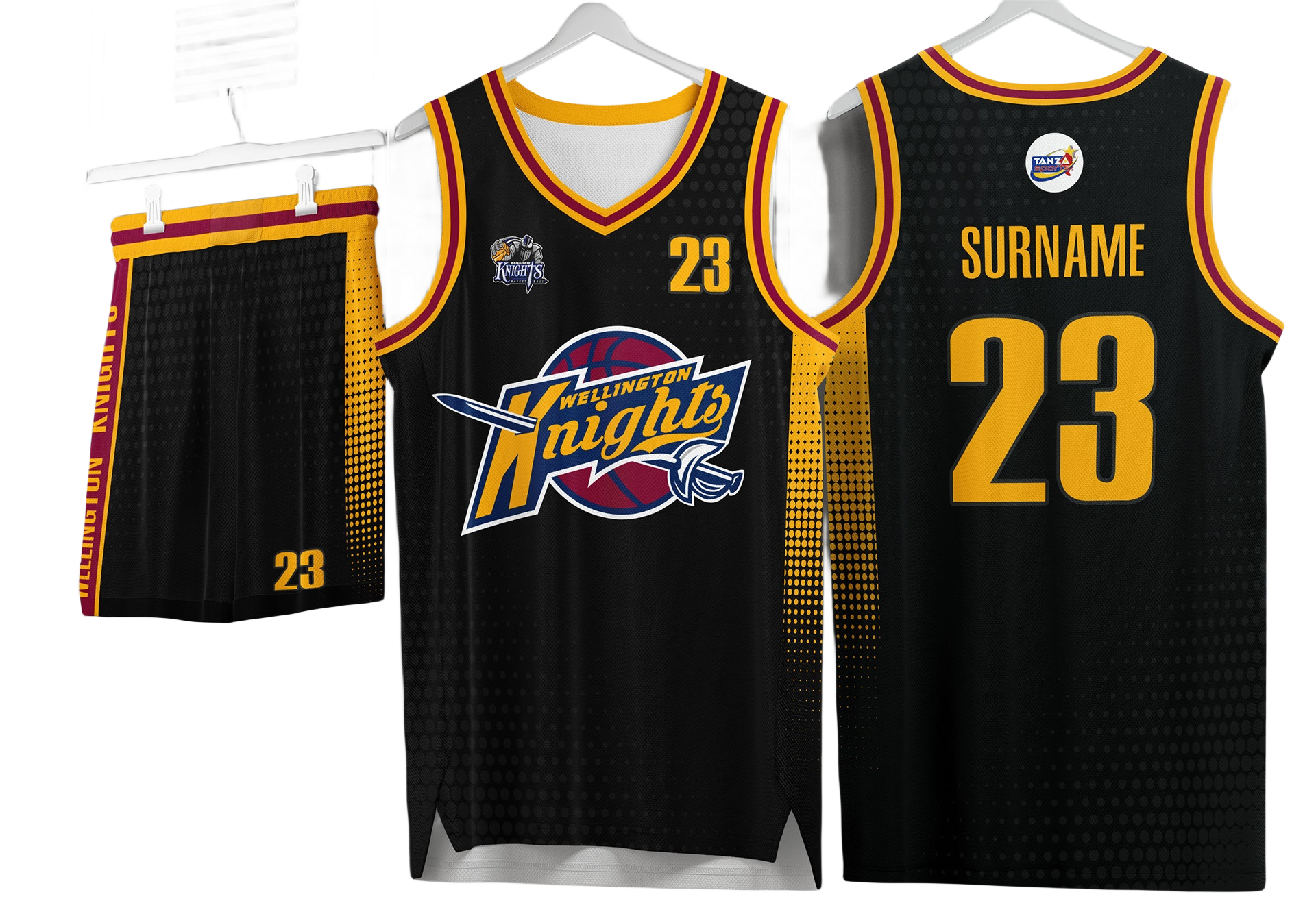 Custom basketball uniforms