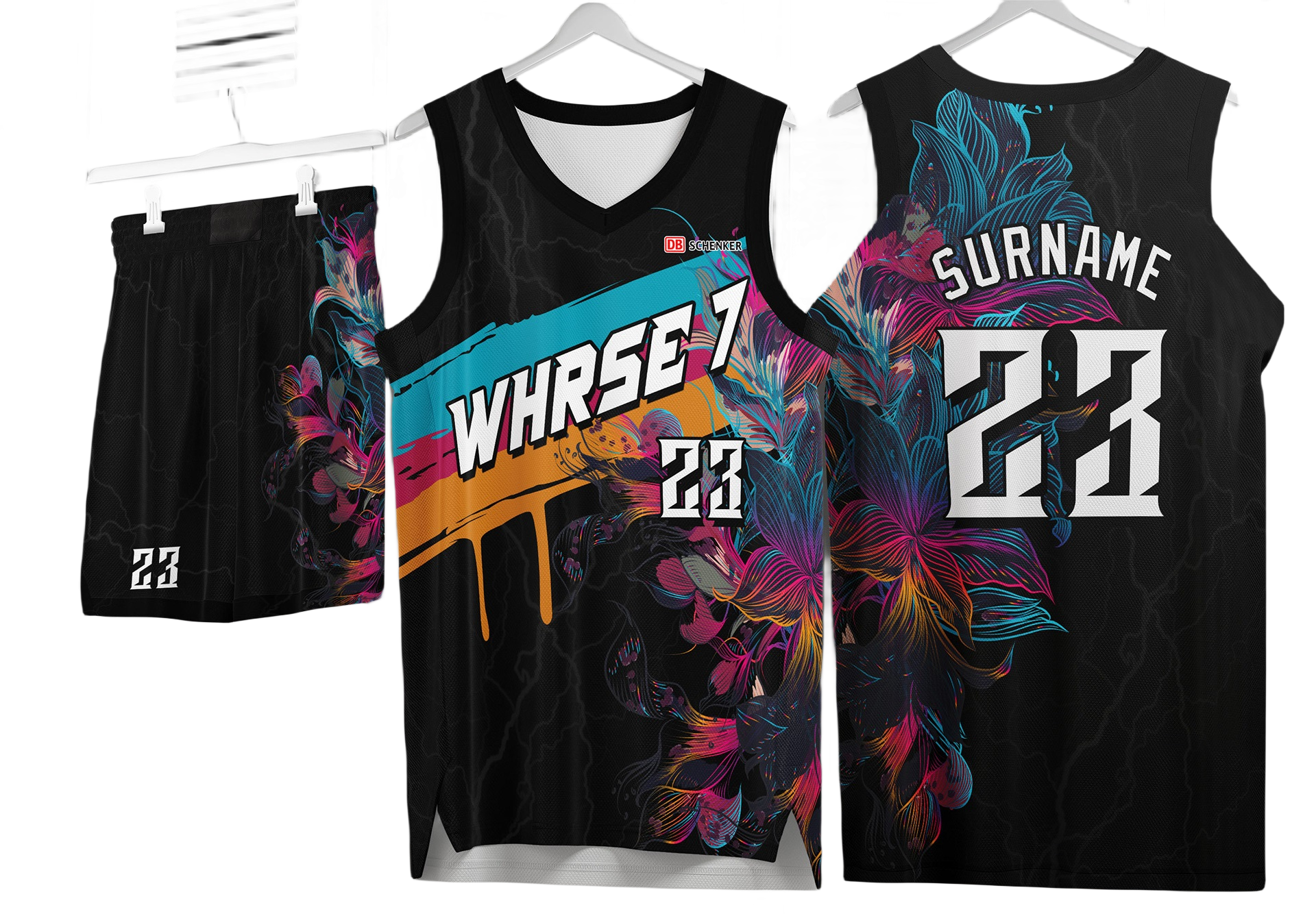 Custom basketball uniforms
