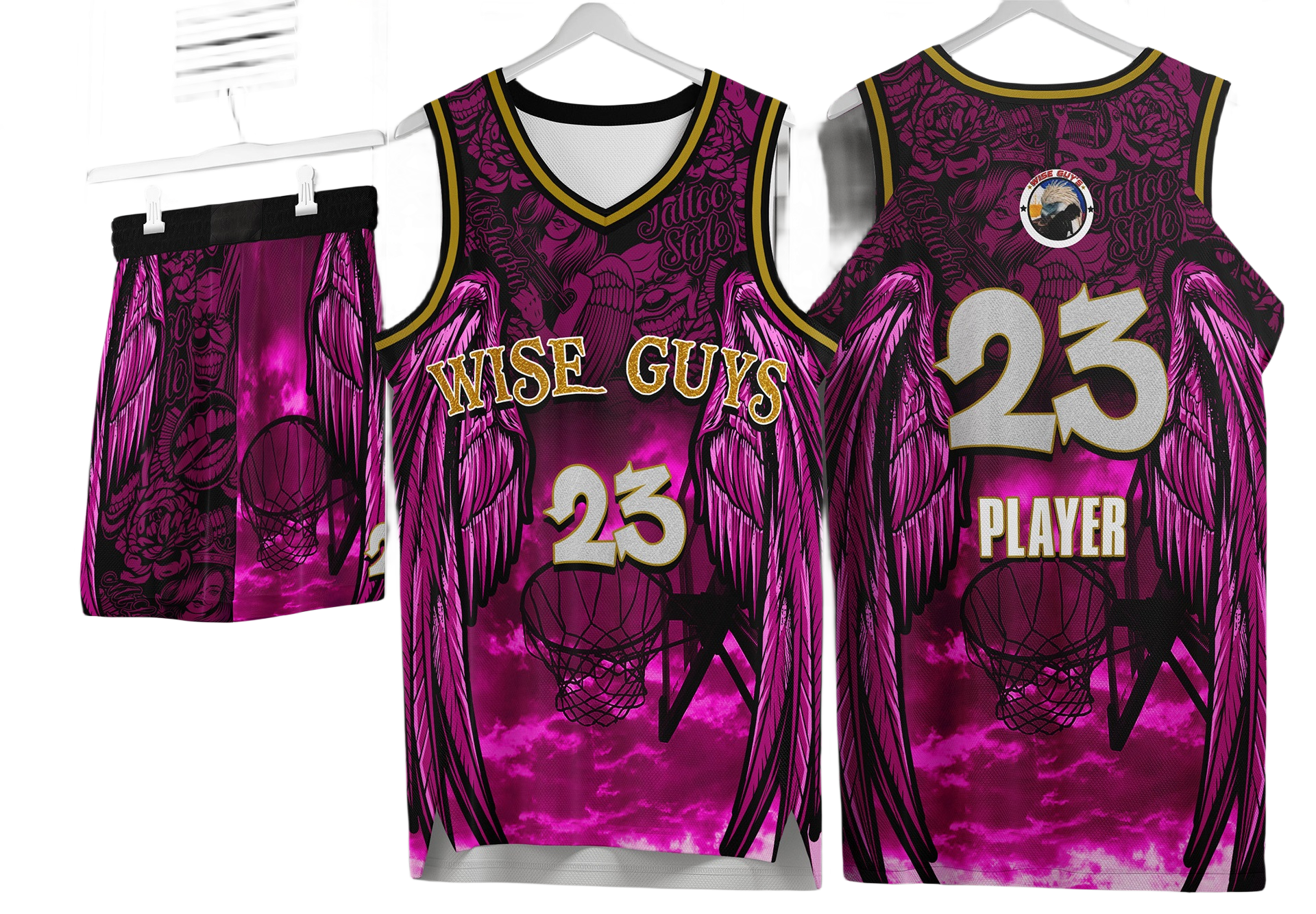 Custom basketball uniforms
