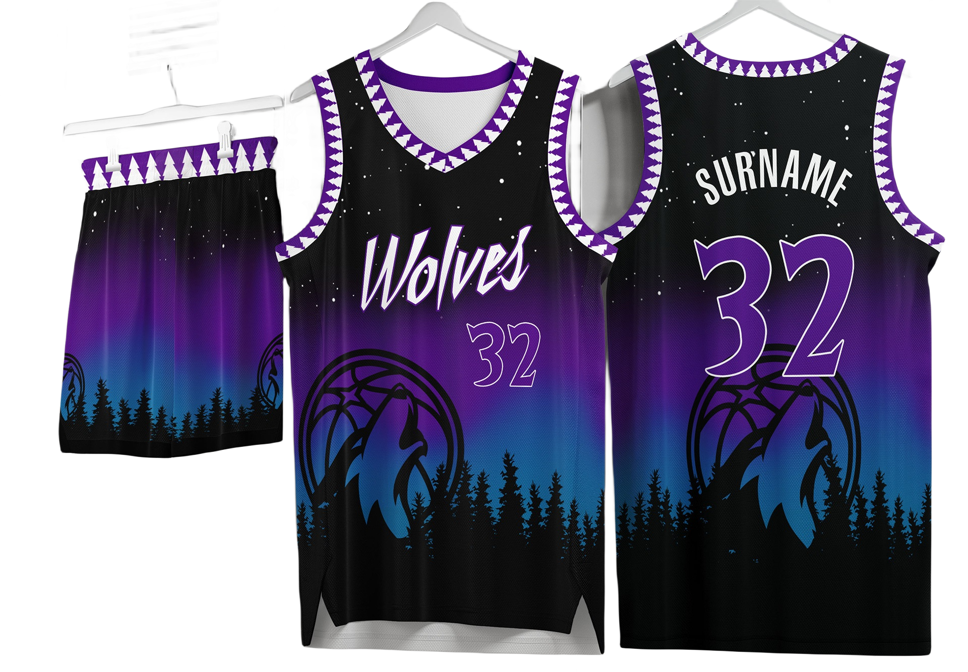 Custom basketball uniforms