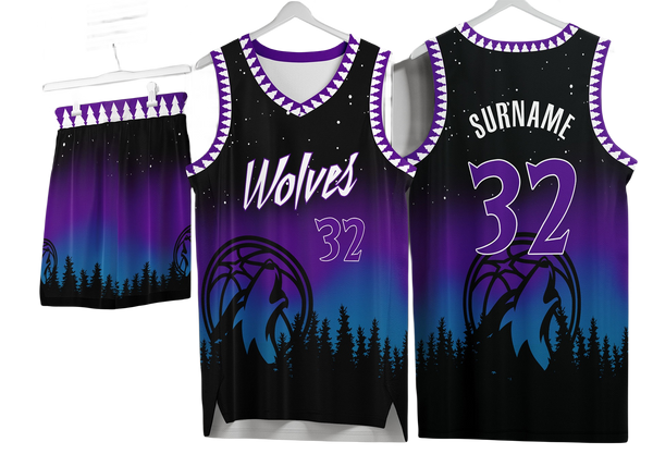 Custom basketball uniforms