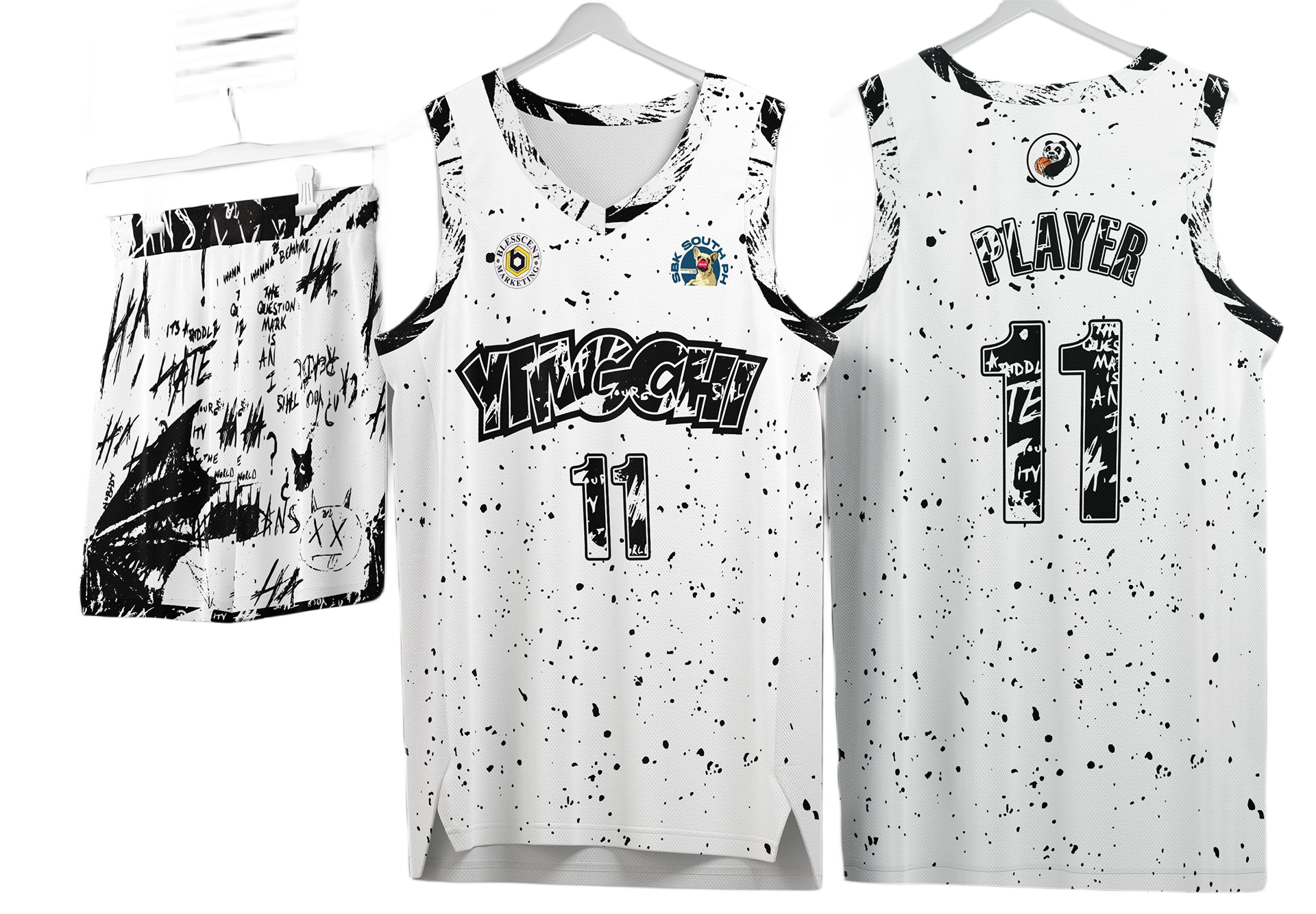 Custom basketball uniforms