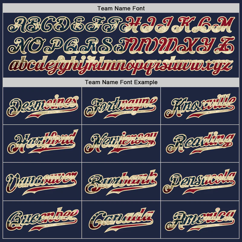 CUSTOM NAVY WHITE PINSTRIPE VINTAGE USA FLAG-CREAM AUTHENTIC BASEBALL JERSEY