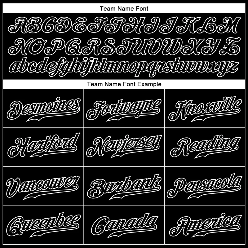 MAGLIA DA BASEBALL AUTENTICA NERA E BIANCA A RIGHE PERSONALIZZATA 
