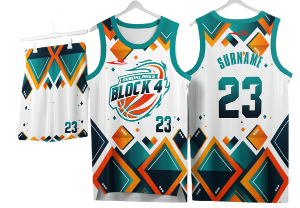 Custom basketball uniforms