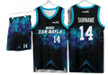 Custom basketball uniforms
