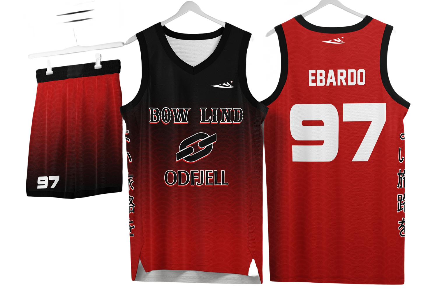 Custom basketball uniforms
