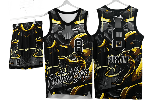 Custom basketball uniforms