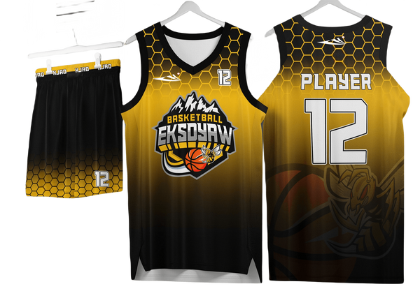 Custom basketball uniforms