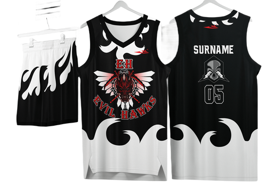 Custom basketball uniforms