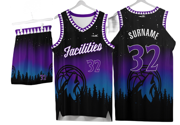 Custom basketball uniforms