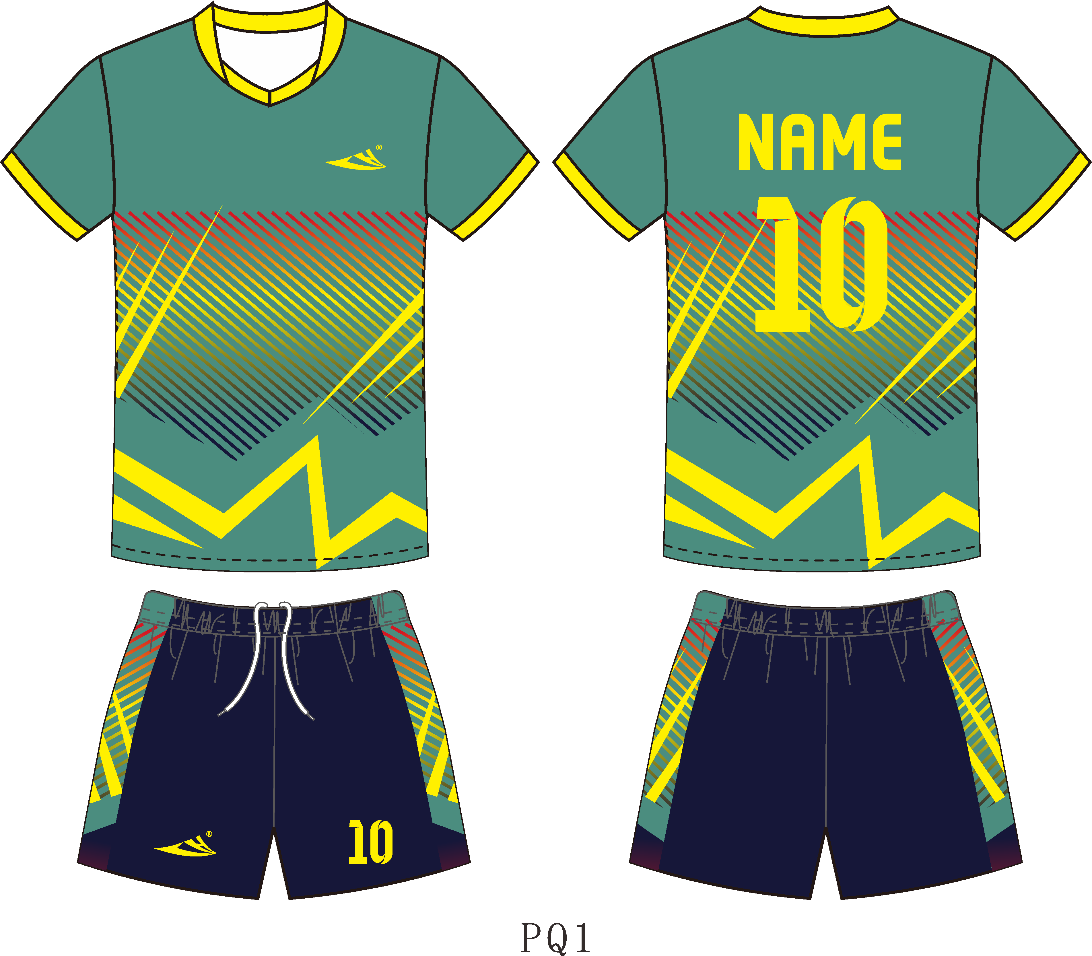 Custom volleyball uniforms