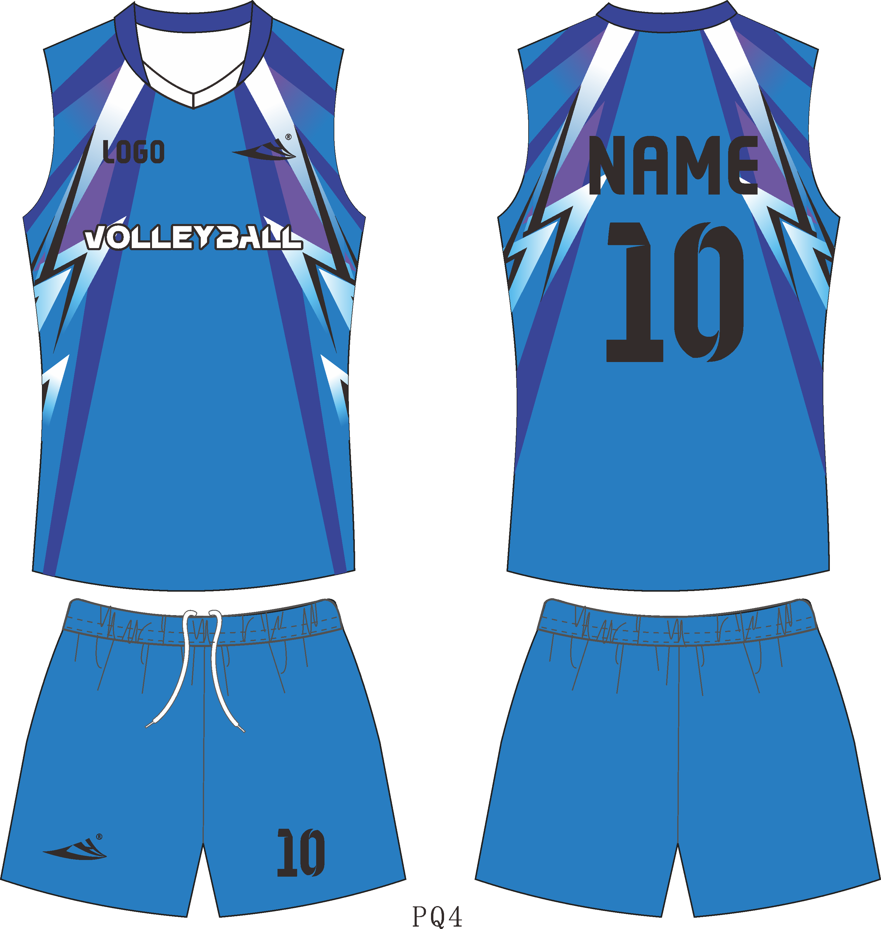 Custom volleyball uniforms