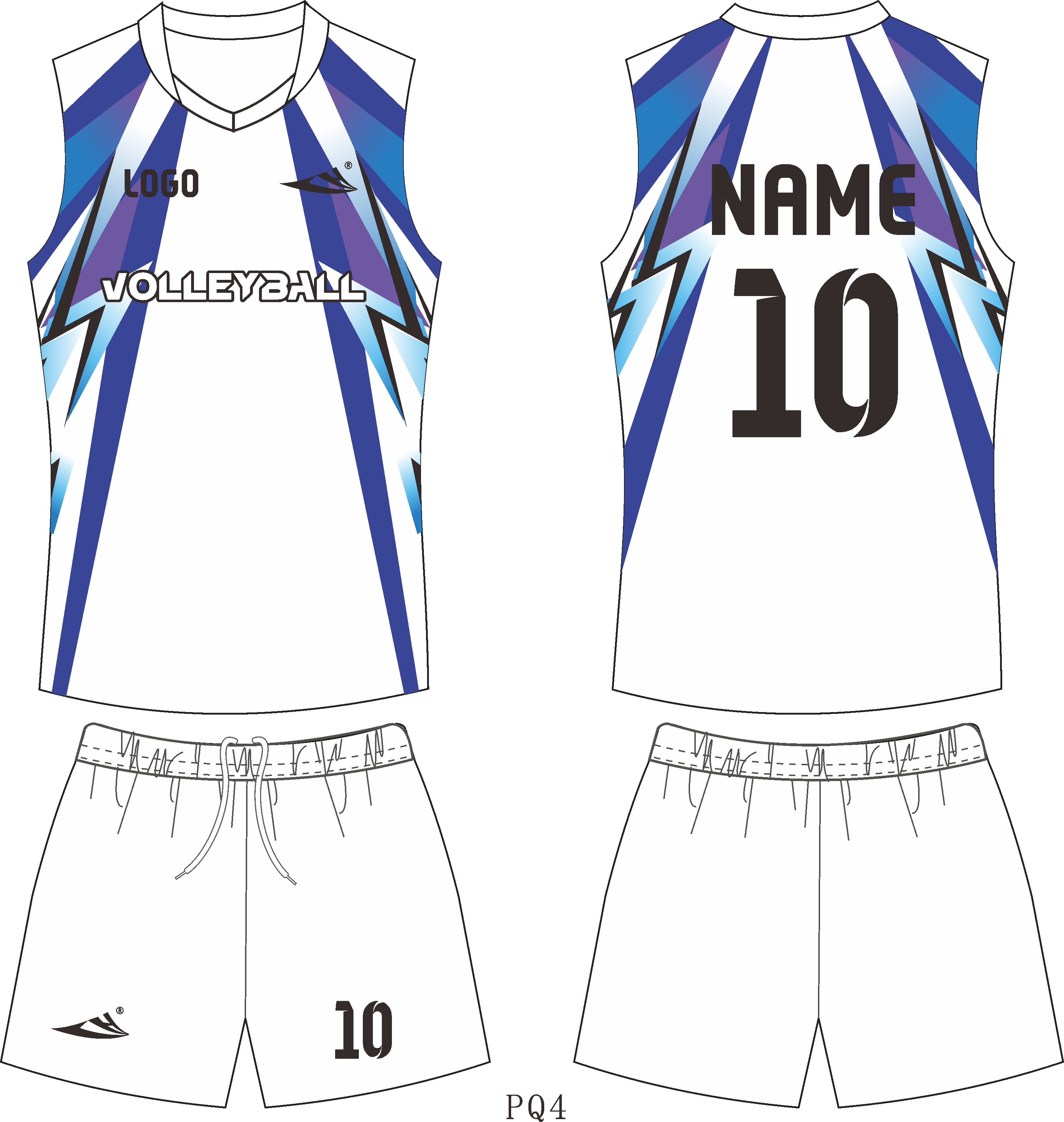 Custom volleyball uniforms