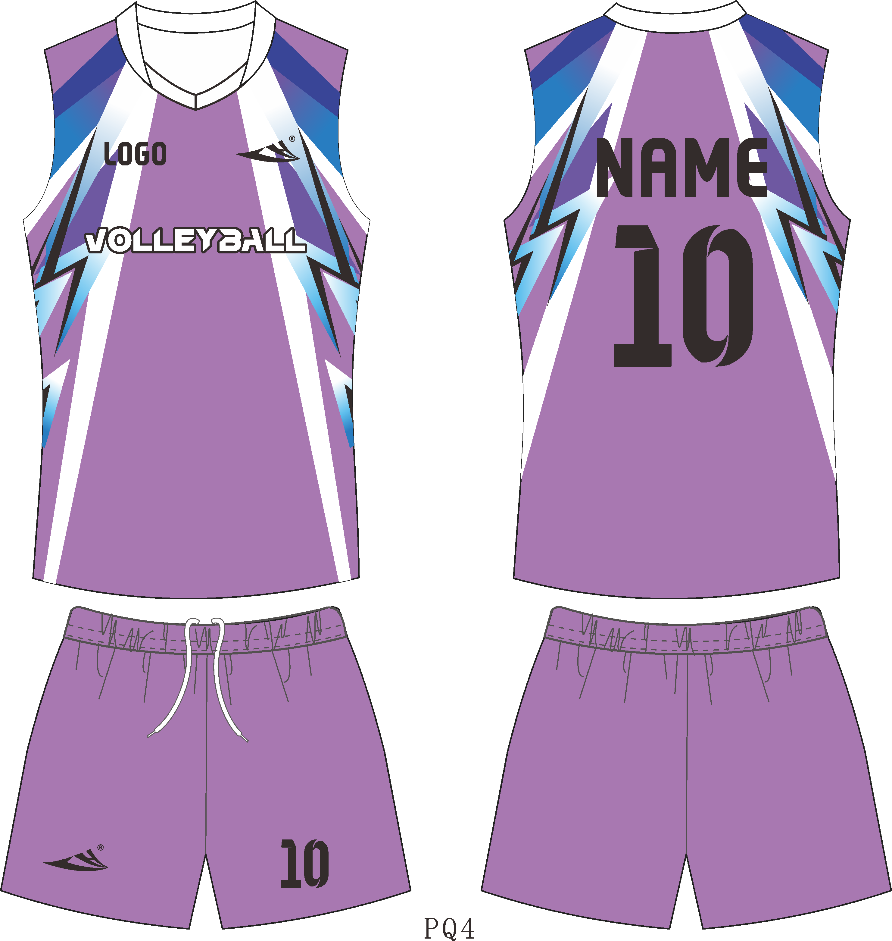 Custom volleyball uniforms