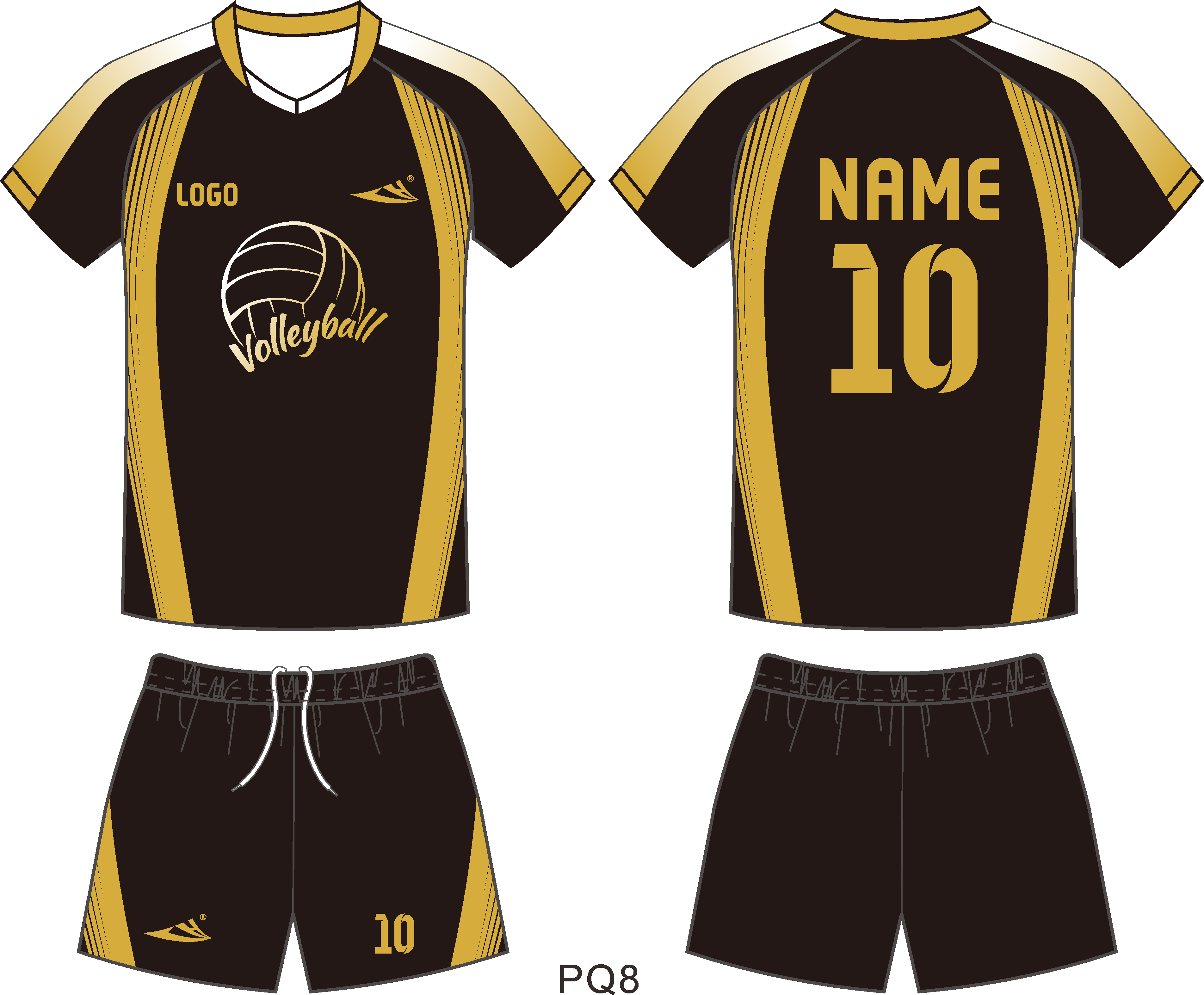 Custom volleyball uniforms