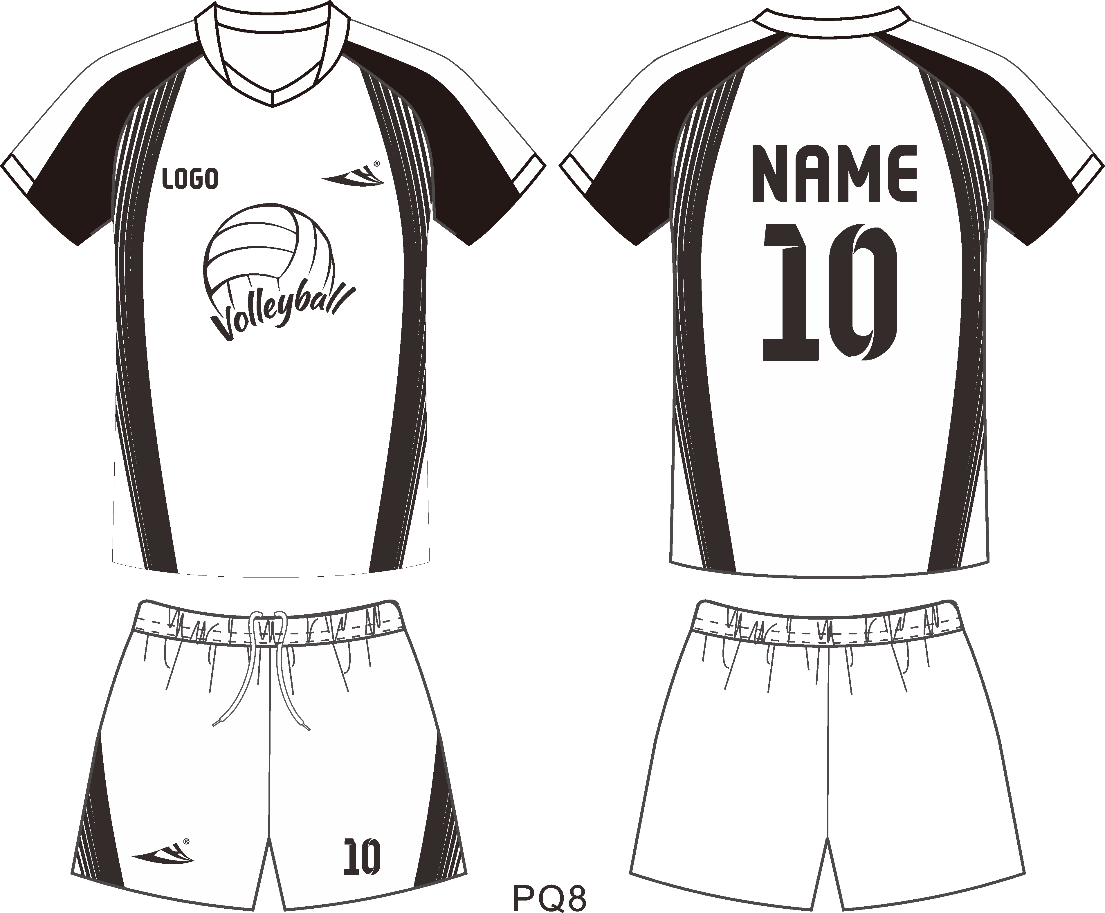 Custom volleyball uniforms