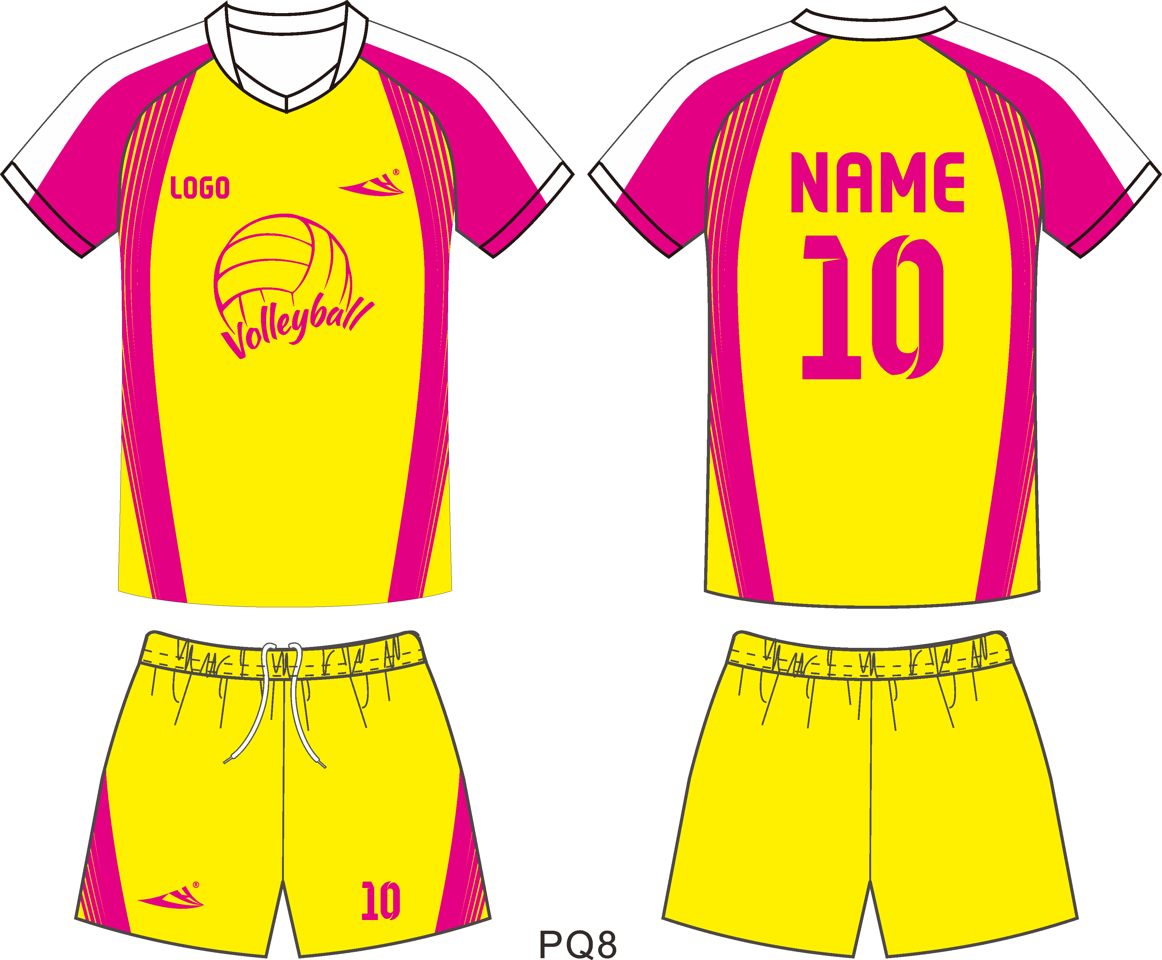 Custom volleyball uniforms