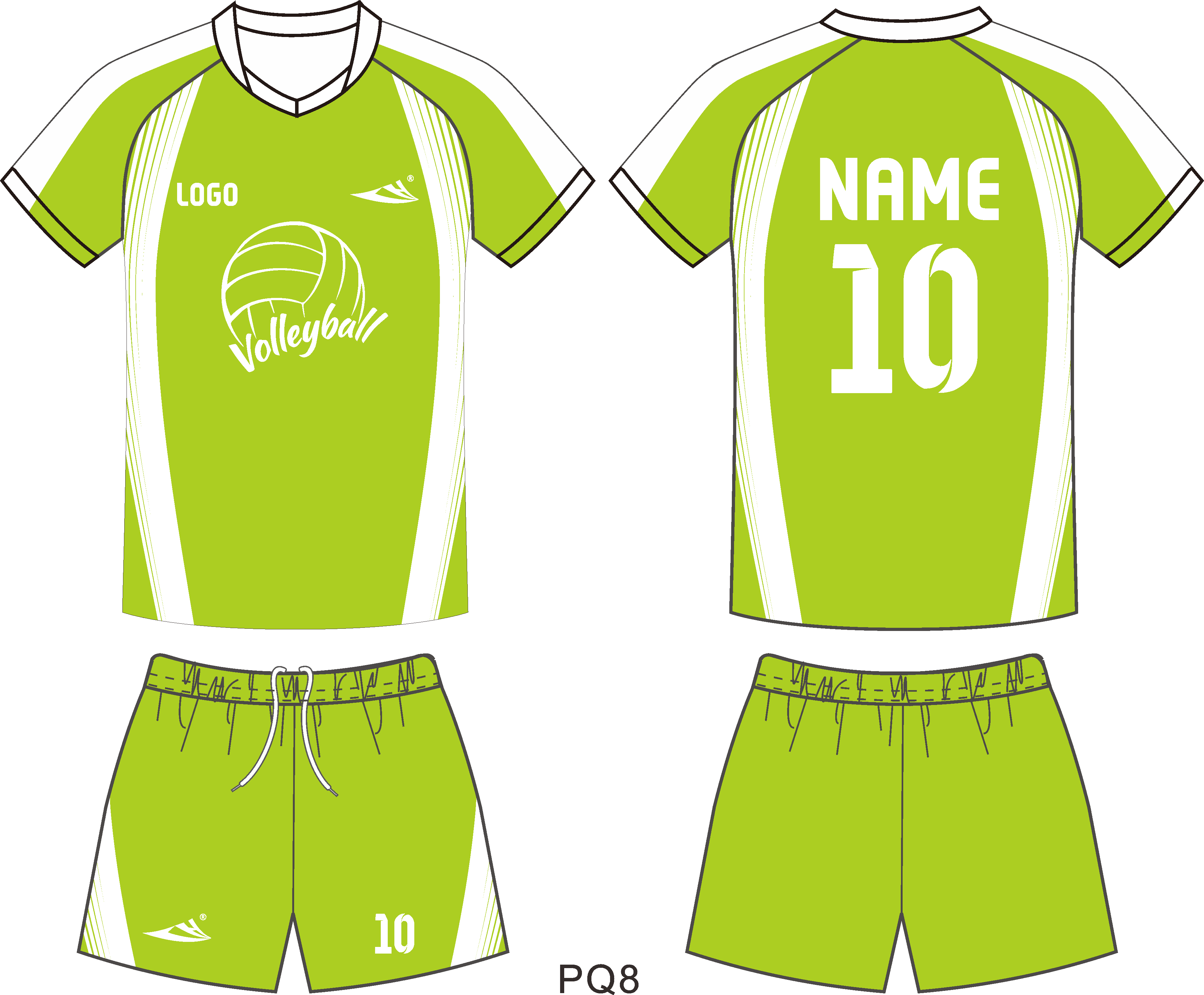 Custom volleyball uniforms
