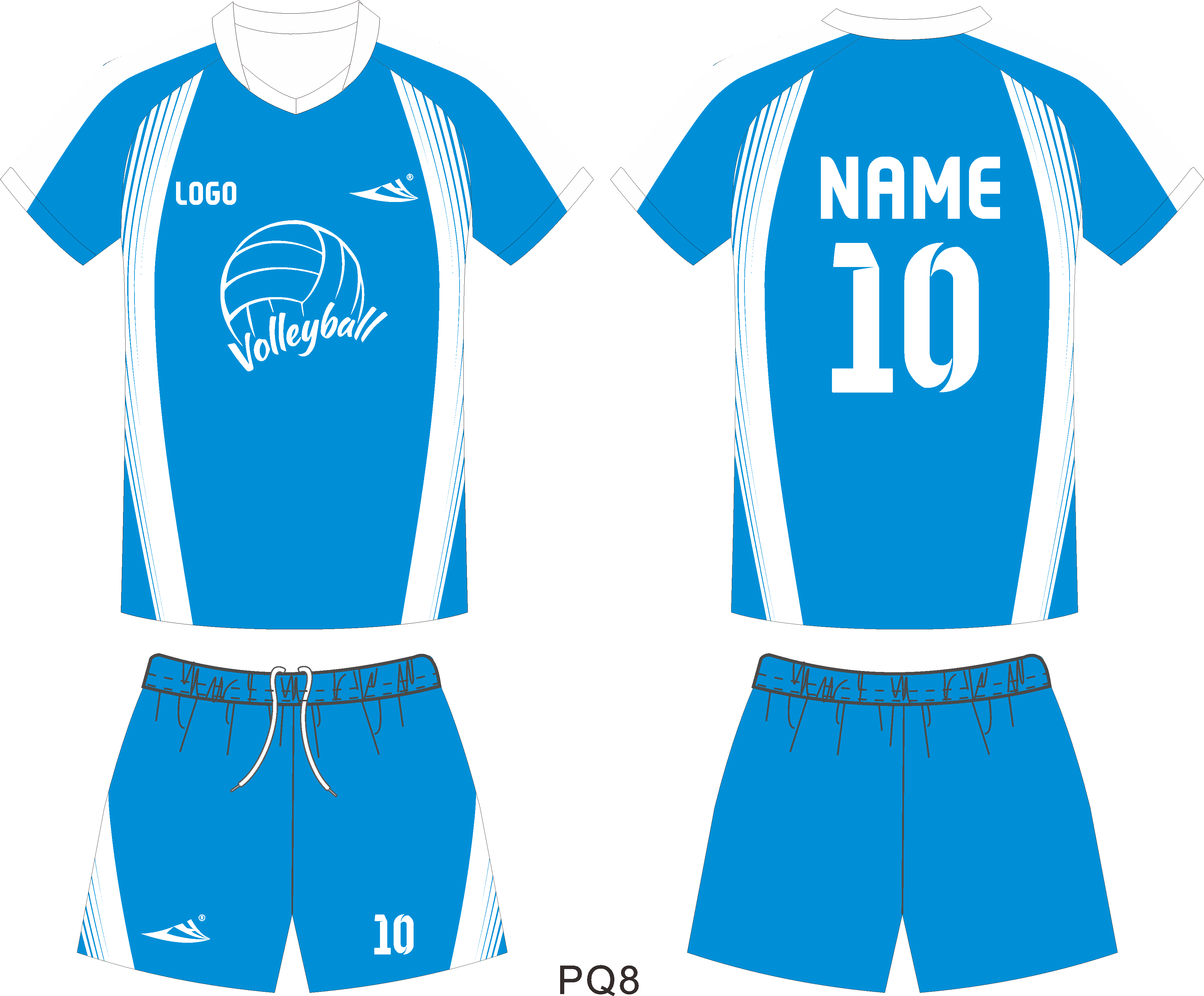 Custom volleyball uniforms