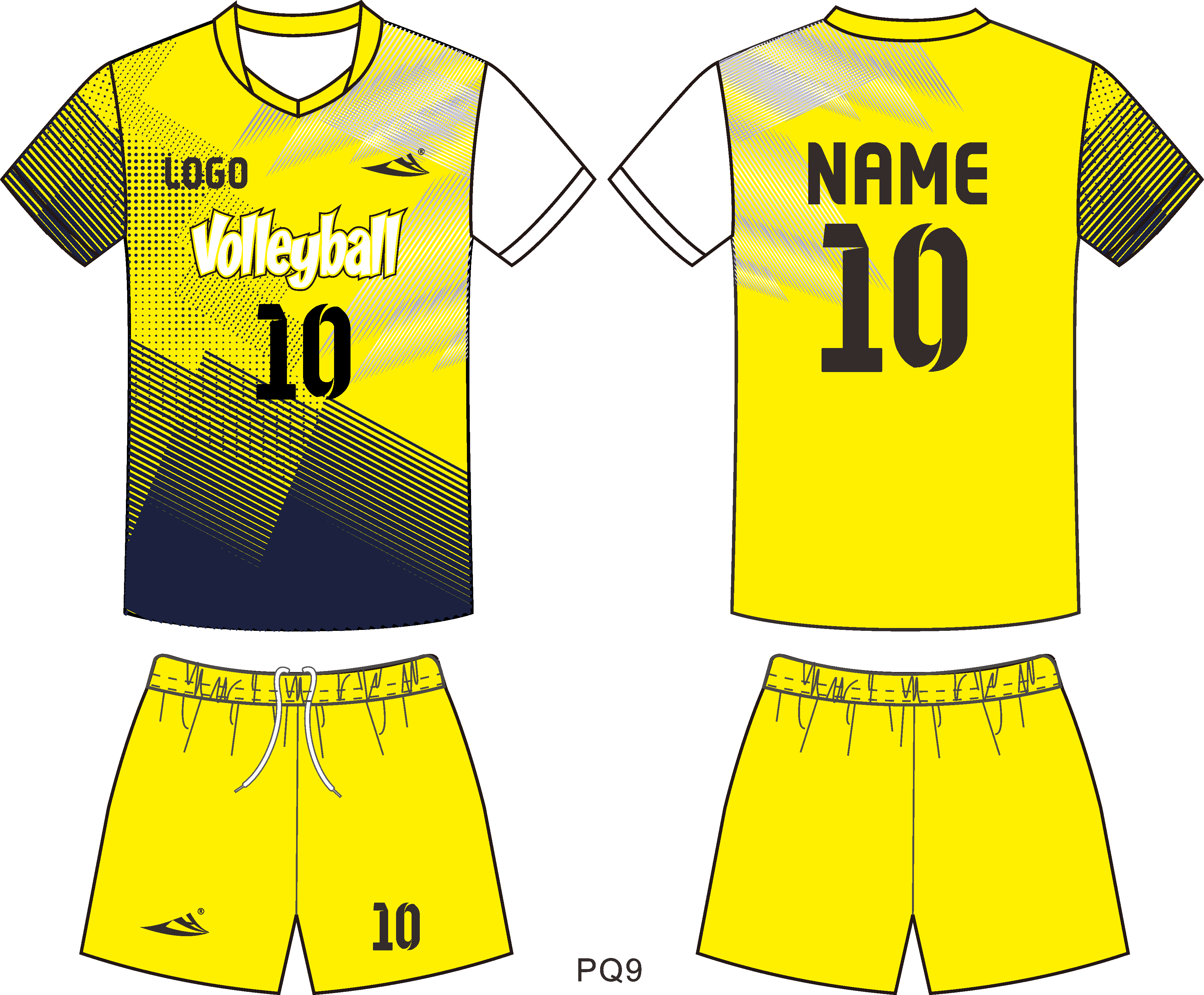 Custom volleyball uniforms