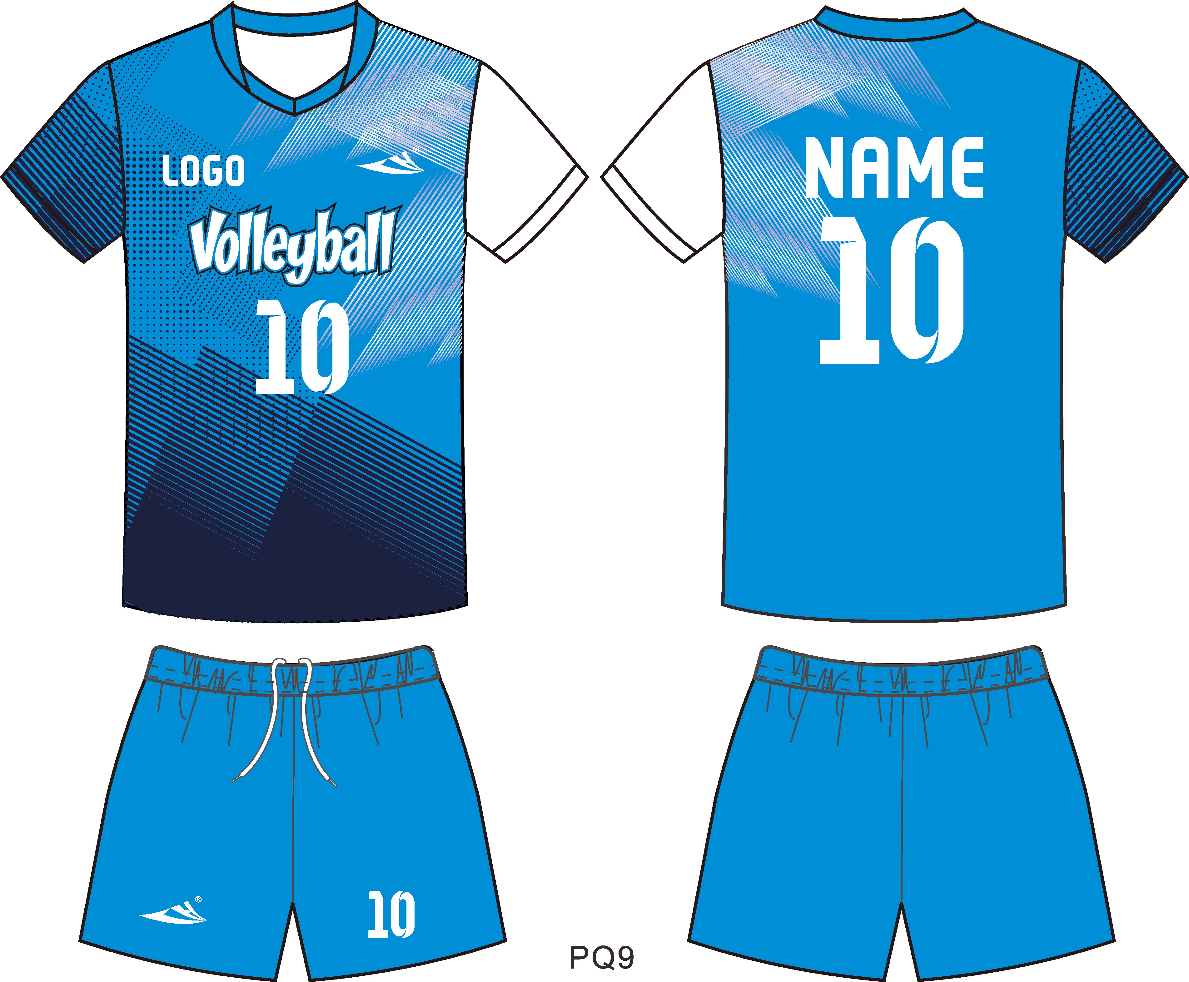 Custom volleyball uniforms