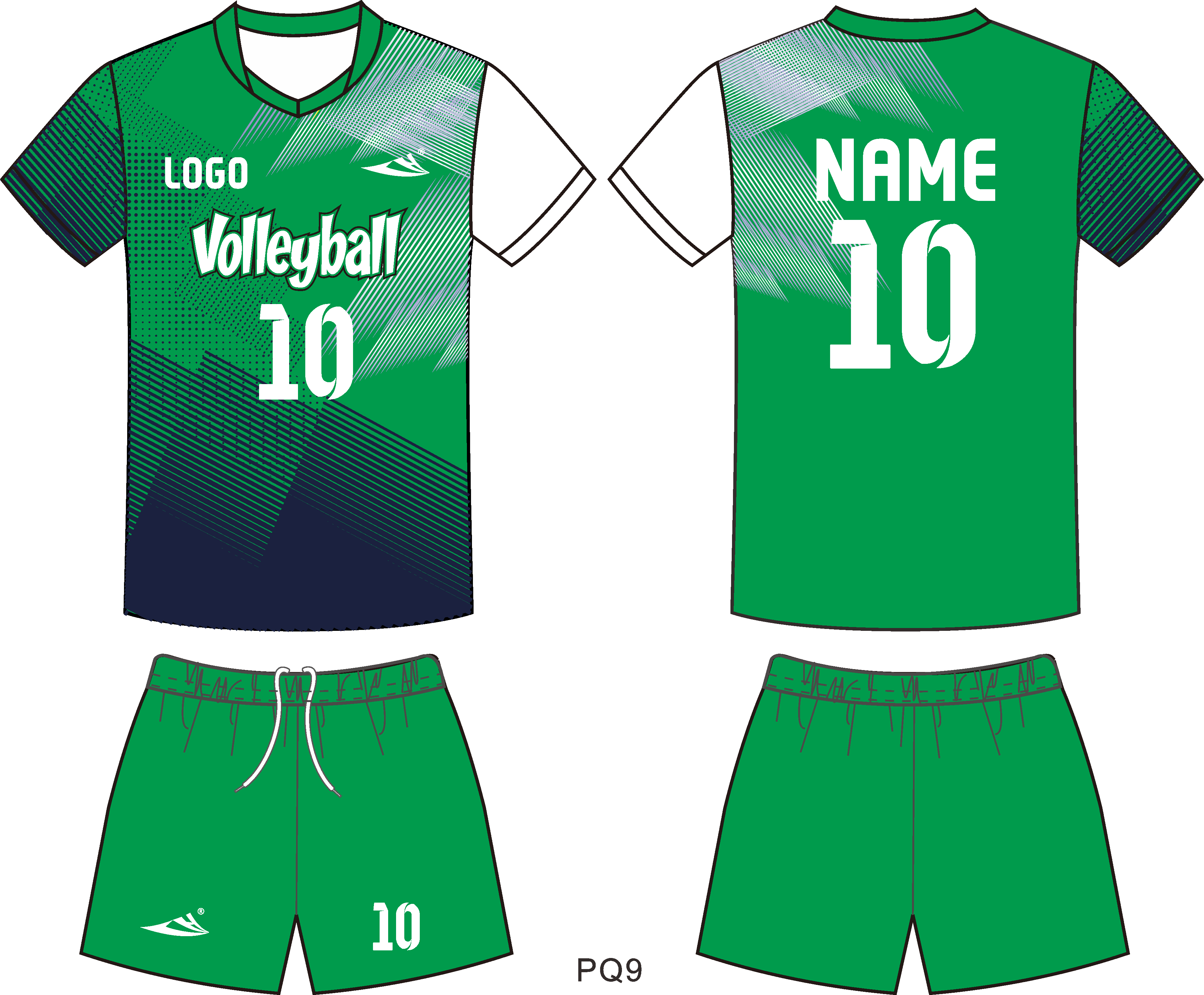 Custom volleyball uniforms