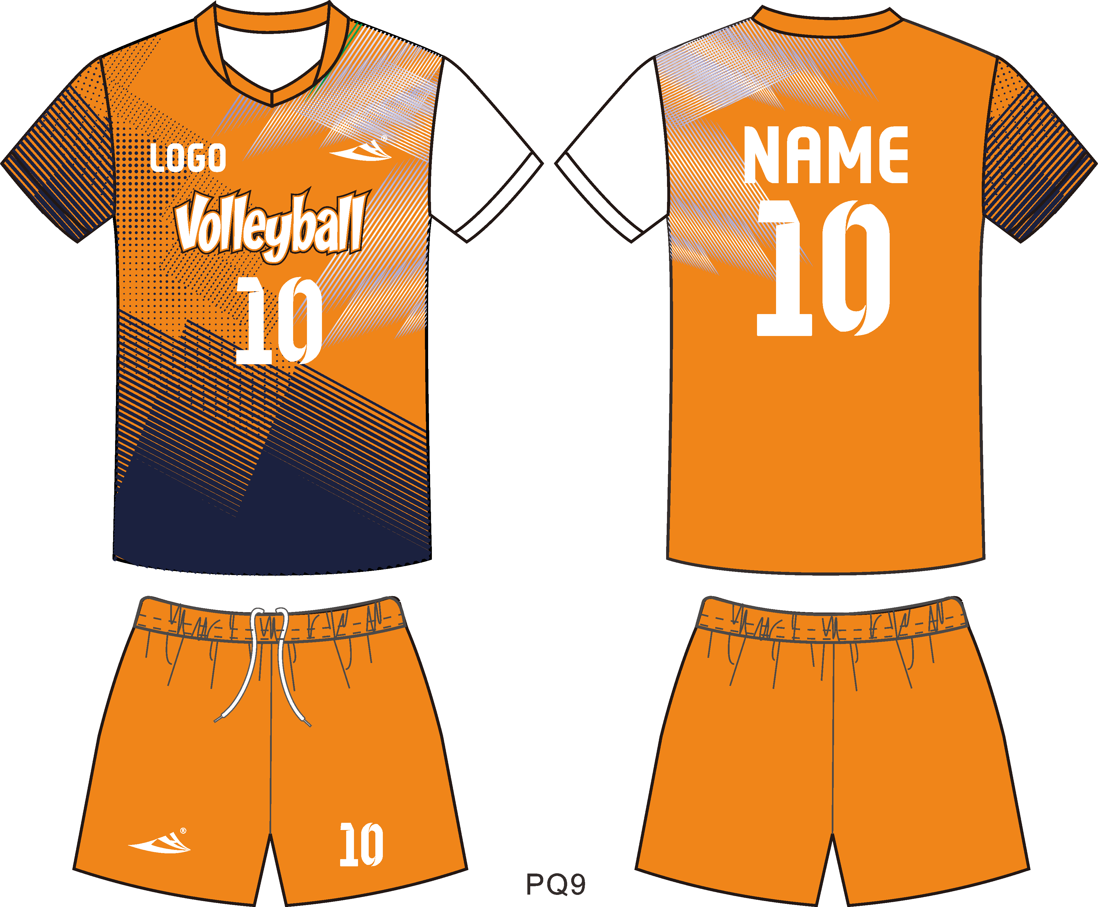 Custom volleyball uniforms